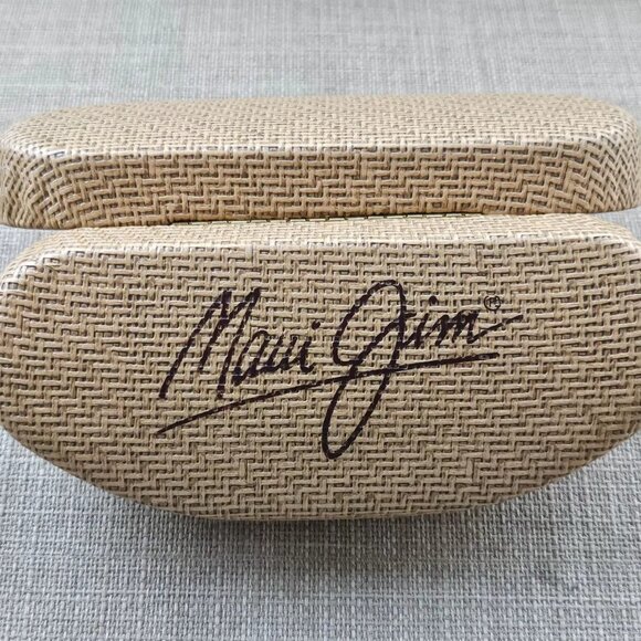 Maui Jim Glasses Case Hard Case for Eyewear Sunglasses Tan Case only - Picture 6 of 10